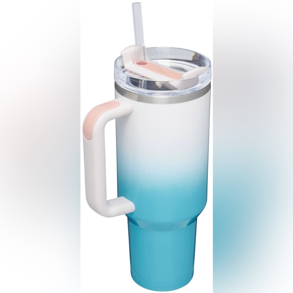 THE QUENCHER H2.0 FLOWSTATE TUMBLER 30 Oz 1.18 L Brand New Pool Ombre - Picture 3 of 3